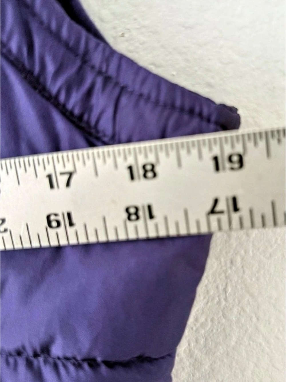 New York & Company Puffer Vest Purple Size Medium - Picture 5 of 5